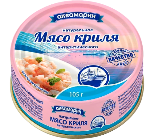 Мясо криля Аквамарин 105г