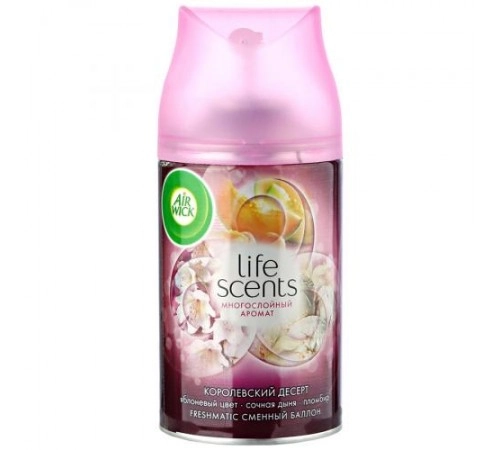 Освежитель воздуха Life Scents Королевский десерт сменный баллон AIR WICK 250 мл Освежитель воздуха Life Scents Королевский десерт сменный баллон AIR WICK 250 мл