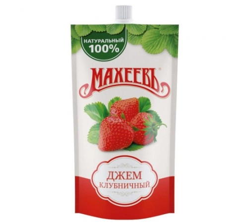 Джем Клубника м/у Махеев 300гр Джем Клубника м/у Махеев 300гр