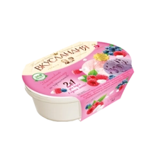 Мороженое с черникой,малиной, зефиром Айсберри 450гр