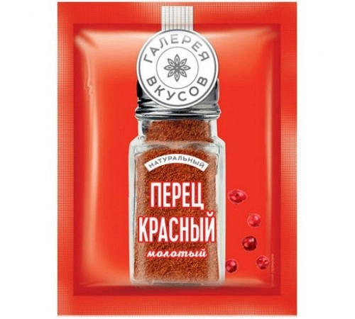Перец красный молотый Галерея Вкусов 10гр Перец красный молотый Галерея Вкусов 10гр