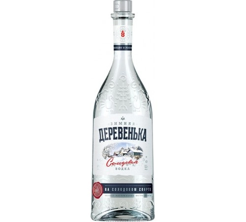 Водка Зимняя деревенька на солодовом спирте "Альфа" 0,1 л. 40% Водка Зимняя деревенька на солодовом спирте "Альфа" 0,1 л. 40%