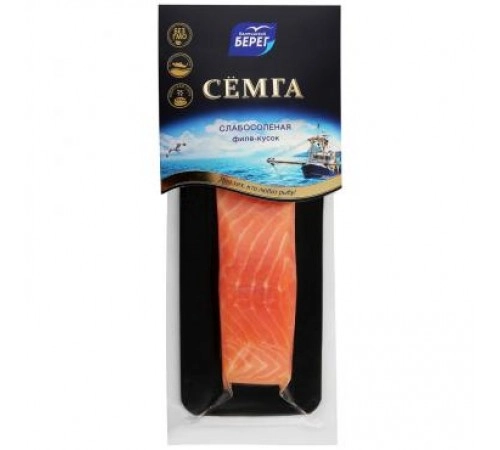 Семга филе кусок с/с Балтийский берег 150гр