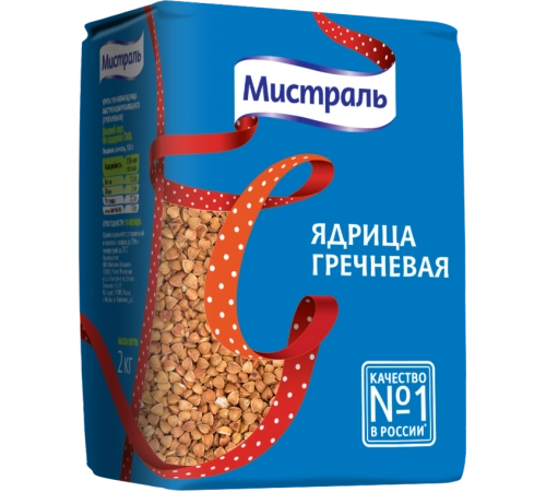 Крупа гречневая Мистраль 2кг Крупа гречневая Мистраль 2кг