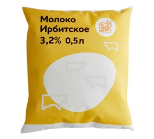 Молоко пастеризованное Ирбитское 500 мл 3,2% Молоко пастеризованное Ирбитское 500 мл 3,2%
