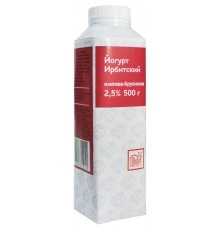 Йогурт питьевой Клюква-брусника Ирбитский 0,5 л 2,5 %