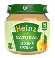 Пюре фруктовое груша Хайнц 80гр
