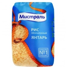 Рис длиннозерный пропаренный 800г Увелка