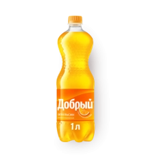 Напиток газированный Апельсин Добрый 1л