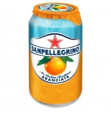 Напиток газированный апельсин  S.Pellegrino 0,33 л