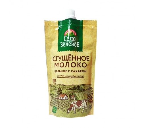 Молоко сгущенное Село зеленое 270гр 8,5% Молоко сгущенное Село зеленое 270гр 8,5%