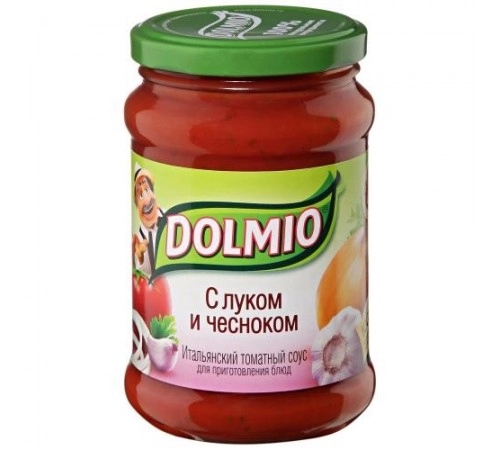 Соус с луком и чесноком Долмио 210гр Соус с луком и чесноком Долмио 210гр