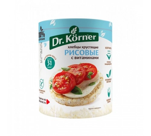 Хлебцы рисовые Dr.Korner 100 гр