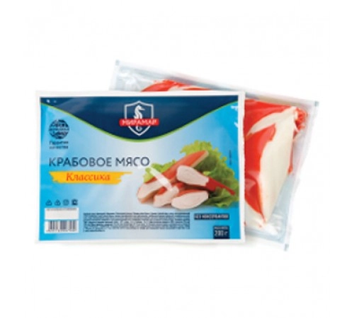 Крабовое мясо охлажденное Мирамар 200 г Крабовое мясо охлажденное Мирамар 200 г