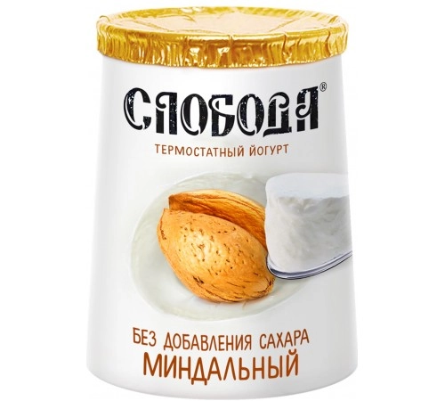 Биойогурт миндальный термостатный Слобода 150гр 2%