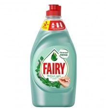 Средство для мытья посуды Чайное дерево и мята Fairy 450 мл