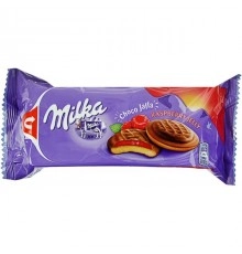 Печенье Choco Jaffa с малиновой начинкой MILKA 147гр