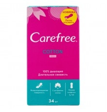 Прокладки ежедневные Carefree 34шт
