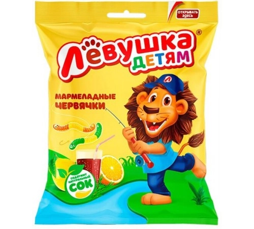 Мармелад жевательный Левушка 70 гр Мармелад жевательный Левушка 70 гр