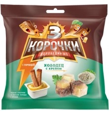 Сухарики Холодец хрен+горчичный соус ржаные 3 корочки 60 гр