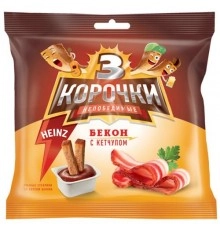 Сухарики Бекон + кетчуп ржаные 3 корочки 60 гр