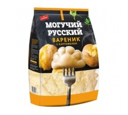 Вареники Могучий Русский с картофелем Сальников 900 гр Вареники Могучий Русский с картофелем Сальников 900 гр