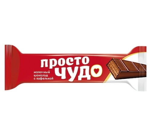 Шоколадный батончик Просто чудо 40 гр Шоколадный батончик Просто чудо 40 гр