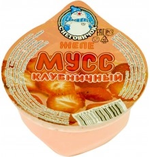 Желе мусс клубника Снеговичок 150гр