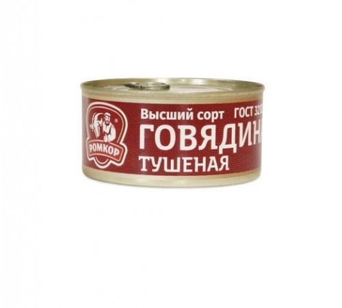 Тушёнка из говядины Ромкор 325гр Тушёнка из говядины Ромкор 325гр