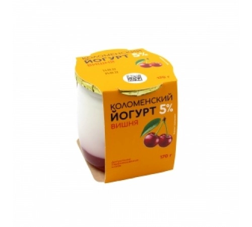 Йогурт Вишня Коломенский 170гр 5% Йогурт Вишня Коломенский 170гр 5%
