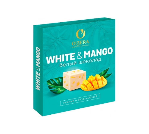 Шоколад белый с манго Озера 90гр