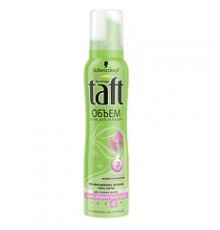 Мусс для волос Сила объема сверхсильной фиксации Taft 150мл