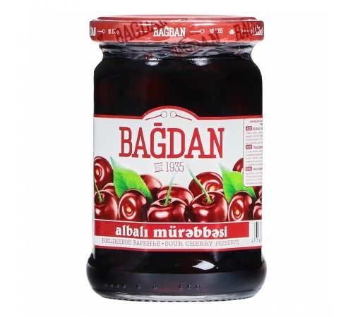 Варенье из вишни Bagdan 400г Варенье из вишни Bagdan 400г