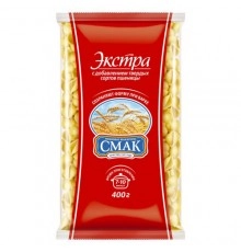 Макароны ракушки Смак 400гр
