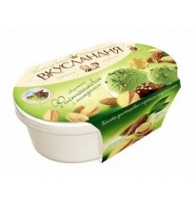 Мороженое Пломбир с фисташкой, кешью, миндалем Айсберри 450гр