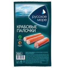 Крабовые палочки охлажденные Русское море 200 г