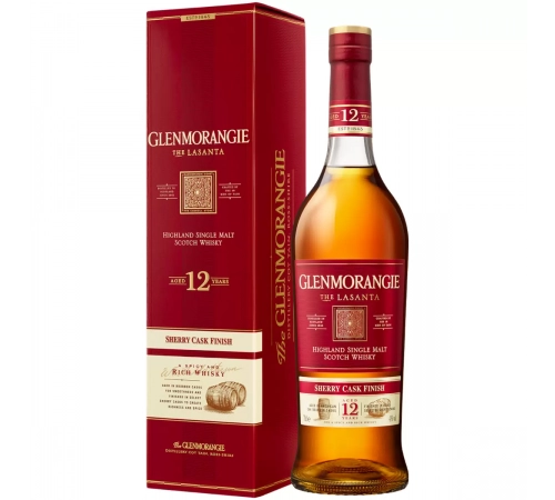 Виски Гленморанджи Ласанта выдержка 12 лет Подарочная Упаковка 0,75л. 43%