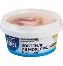 Морской коктейль в рассоле Балтийский берег 210 г