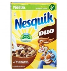 Готовый завтрак шоколадный Nesquik Duo 375г