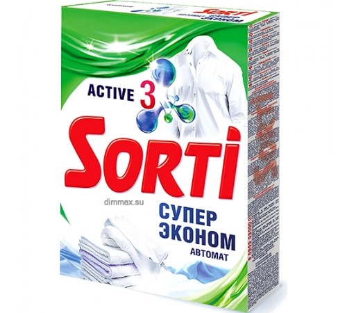 Порошок стиральный автомат Сорти Супер Эконом 350 гр Порошок стиральный автомат Сорти Супер Эконом 350 гр