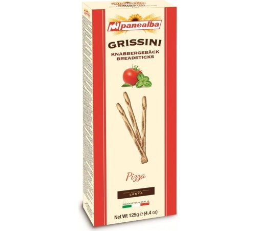 Палочки хлебные Гриссини Пицца Panealba 125 гр