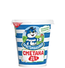 Сметана Простоквашино 315гр  25%