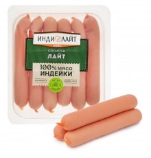 Сосиски Лайт из индейки 240гр