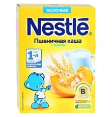 Каша пшеничная с тыквой молочная NESTLE 220гр