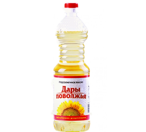 Масло подсолнечное Дары Поволжья 0,85 л Масло подсолнечное Дары Поволжья 0,85 л