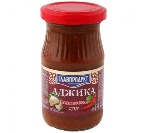 Аджика кавказская Главпродукт 170 гр Аджика кавказская Главпродукт 170 гр