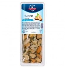 Мидии в масле по-гречески Мирамар 150 гр