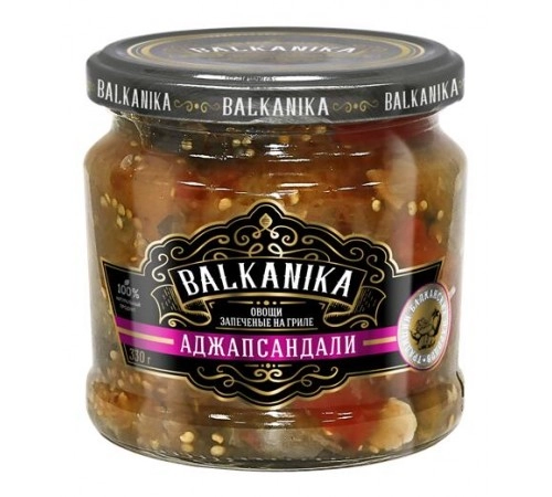 Закуска Аджапсандали Balkanika 340гр Закуска Аджапсандали Balkanika 340гр