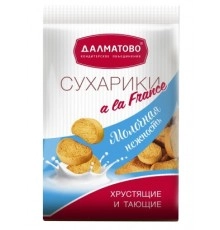 Сухарики Молочная нежность Далматово 200гр