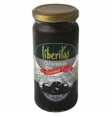Оливки черные без косточки Либеритас 240 г